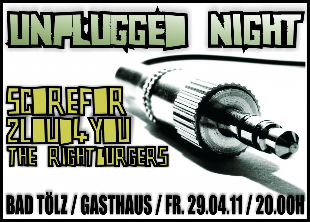 FlyerUnplugged2011 Flyer Unplugged Night 2011