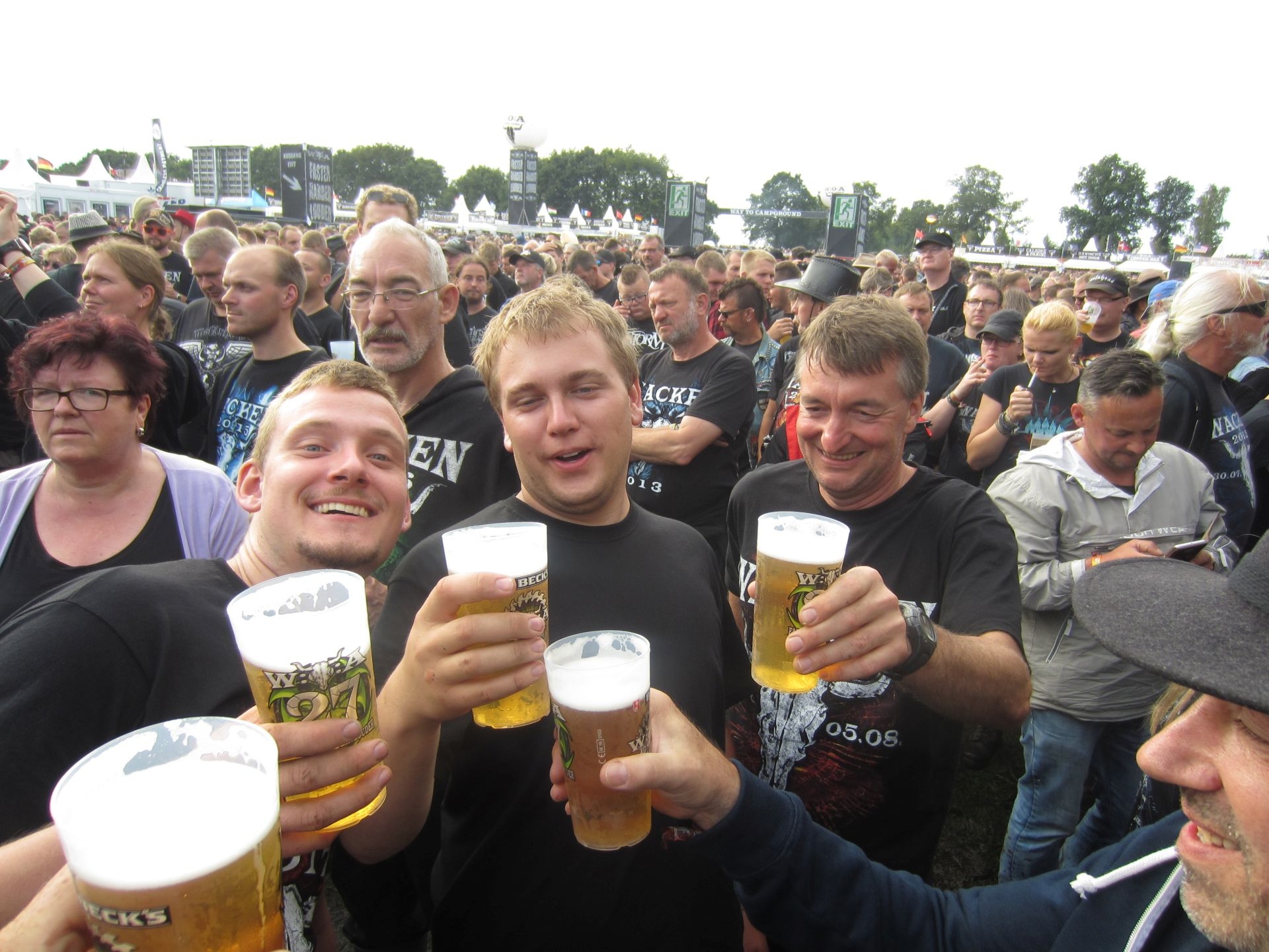 perfekte Versorgungsverhältnisse im Infield